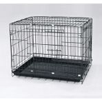 Feyza Design Köpek Kafesi Siyah 78X48X55CM, Güvenli ve Konforlu Barınak - Ahşap - Seçenek 1