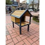 Feyza Design Korunaklı Kedi Evi, Iç-Dış Mekan Tasarımı, 70X45CM, Rahat ve Güvenli - Seçenek 1