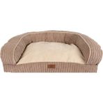Feyza Design L Kahverengi Köpek Yatağı 85X65X35 Cm, Konforlu ve Şık Tasarım - Ahşap - Ceviz - Seçenek 1