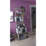 Feyza Design Lüks Hamaklı Kedi Tırmalama Evi ve Oyun Platformu, Rahat ve Eğlenceli Alan - Seçenek 1