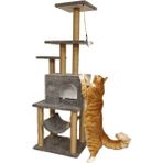 Feyza Design Lüks ve Konforlu Hamaklı Kedi Tırmalama Evi ile Keyifli Vakit Geçirin - Seçenek 1