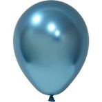 Feyza Design Mavi Krom Balon - 20'li Paket, Hobi ve Eğlence Malzemeleri - 0,5 x 9 cm - Acı Kahverengi
