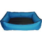 Feyza Design Mavi Su Geçirmez Kedi Köpek Yatağı 70X80X15CM, Rahat ve Şık Tasarım - Ahşap - Seçenek 1