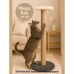 Feyza Design Mega Boy Tırmalama Tahtası, 94 Cm, Welsoft Kumaş, Jut Halat, Yetişkin Kedi - Seçenek 1