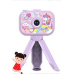 Feyza Design Mini Dijital Fotoğraf Makinesi Çocuklar Için 1080P Hd Kamera ve Tripot - Amber