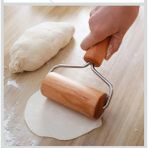 Feyza Design Mini Merdane, Hamur Silindiri, Kolay Kullanım, Döner Başlıklı Merdane - Antrasit