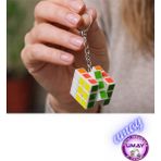 Feyza Design Mini Rubik Zeka Küpü Anahtarlık 3x3 Eğitici Oyuncak - Seçenek 1