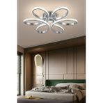 Feyza Design Modern LED Plafonyer, Beyaz Işık, Ultra Güçlü, Salon ve Mutfak Için - Ahşap - Beyaz - Seçenek 1