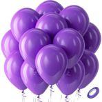 Feyza Design Mor Metalik Balon 25 Adet - Hobi ve Eğlence Partisi Malzemeleri - Seçenek 1