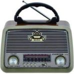 Feyza Design Nostalji Tarzı Bluetooth 3 Bant Radyo, Usb, Sd, Aux ve Mp3 Çalar - Ahşap
