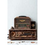Feyza Design Nostaljik Tasarımlı Taşınabilir Bluetooth Radyo, Usb, Sd, Fm, Am, Sw