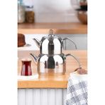 Feyza Design Orta Boy Çaydanlık Takımı, Şık ve Dayanıklı Tasarım - Altın - Seçenek 1