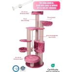 Feyza Design Paris Lüks Kedi Tırmalama ve Dinlenme Ağacı, Sertifikalı Kedi Dostu Kumaş - Seçenek 1