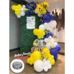 Feyza Design Parti Seti: 60 Çok Renkli Makaron Balon ve Zinciri Hediye - 0,5 x 9 cm - 001-Renkli