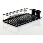 Feyza Design Paslanmaz Çelik Bulaşıklık, Dayanıklı ve Şık Tasarım - Ahşap - Seçenek 1