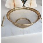 Feyza Design Paslanmaz Çelik Makarna ve Pilav Süzgeci 24 Cm, Dayanıklı ve Pratik Kullanım - Ahşap - Ceviz - Seçenek 1