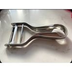 Feyza Design Paslanmaz Çelik Sebze ve Meyve Patates Soyacağı 13 cm - Ahşap - Beyaz