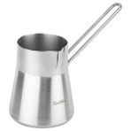 Feyza Design Paslanmaz Çelik Yarı Konik Cezve 450ML, Şık ve Dayanıklı Tasarım - Seçenek 1 - Altın