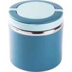 Feyza Design Paslanmaz Çelik Yuvarlak Mavi Yemek Taşıma Kabı 630ML - Seçenek 1