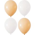Feyza Design Pembe Lateks Balon 30 Adet - Hava Dolumlu Parti Malzemesi - 52X38 AMERİKAN SERVİSİ 35X35 PEÇETELER - Ahşap - Bej