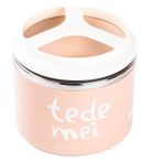 Feyza Design Pembe Paslanmaz Çelik 1l Yemek Taşıma Kabı - Şık ve Sağlıklı Tasarım - Seçenek 1