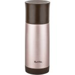 Feyza Design Pembe Rose Gold Paslanmaz Çelik Termos 330ML, Şık ve Dayanıklı Tasarım - Ahşap - Ceviz - Seçenek 1
