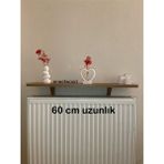 Feyza Design Petek Üstü Raf 60X15 Kahverengi - Ev & Mobilya - Ahşap - Ceviz