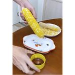 Feyza Design Pratik Mısır Tanesi Ayıklama Aleti, Kolay ve Hızlı Kullanım - Altın