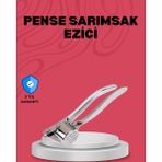 Feyza Design Pratik Sarımsak Ezici, Dayanıklı ve Kolay Kullanım Için Tasarlandı - Açık Bej - Seçenek 1