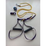 Feyza Design Pro Trainer ve Home Trainer ile Squat Egzersiz Seti, Sağlıklı Fitness Paketi - Seçenek 1 - Altın