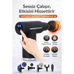 Feyza Design Profesyonel Darbeli ve Titreşimli Masaj Aleti, Rahatlatıcı Terapiler Için - Ahşap