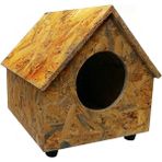 Feyza Design Rahat ve Dayanıklı Osb Kedi Evi, Su ve Soğuğa Karşı Koruma Sağlar - Seçenek 1