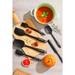 Feyza Design Renkli 6 Parça Silikon Spatula Seti, Mutfak Için Pratik ve Dayanıklı - Ahşap - Seçenek 1