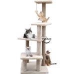 Feyza Design Renkli Çok Katlı Büyük Boy Kedi Tırmalama Ağacı - Seçenek 1