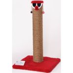 Feyza Design Renkli Kedi Tırmalama Evi, Kalın Palyaço Tasarımı, 60 cm - Seçenek 1