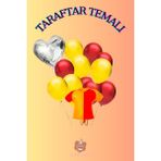 Feyza Design Renkli Sarı Kırmızı Forma Şekilli Folyo Balon Seti - Parti Malzemeleri - 0,5 x 9 cm - 001-Renkli