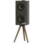 Feyza Design Retro D67 Bluetooth Hoparlör, Ahşap Ayak, Şık Tasarım, Uzun Pil Ömrü, Çoklu Girişler - Seçenek 1
