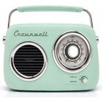 Feyza Design Retro Tasarımlı Yeşil Bluetooth Fm Radyo, Şık ve Fonksiyonel Ses Cihazı - Ahşap