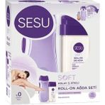 Feyza Design Roll-On Ağda Mar Makine Set Soft 1 Adet - Pratik ve Temiz Uygulama - Ahşap - Bej