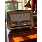Feyza Design RT-810 Büyük Boy Bluetooth Radyo Usb/sd/aux/fm Nostaljik Müzik Kutusu - Ahşap - Ceviz