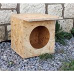 Feyza Design Sağlam ve Dayanıklı 15 mm Osb Kedi Evi, Dış Mekân Kullanımı Için Ideal - Seçenek 1