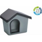 Feyza Design Sağlam ve Hafif 50 Saniyede Kurulabilen Plastik Köpek Kulübesi - Altın - Gri - Seçenek 1