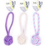 Feyza Design Sağlıklı Dişler Için 28CM Köpekler Için Diş Ipi - Açık Bej - Seçenek 1