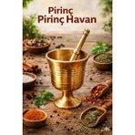 Feyza Design Sarı Pirinç Döküm Havan, 500 G, 7,5x7,5 Cm, Şık ve Dayanıklı Tasarım - Antrasit - Seçenek 1