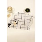 Feyza Design Şeffaf Cam Kesme Tahtası, Oval Kenar, 25X35CM, Dayanıklı ve Şık Tasarım - Ahşap - Beyaz - Seçenek 1