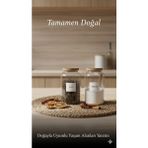 Feyza Design Şeffaf Cam Saklama Kavanozu 2’li Set, 2500 Ml, Pratik ve Şık Tasarım - Ahşap - Beyaz - Seçenek 1