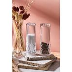 Feyza Design Şeffaf Cam Tuzluk ve Biberlik Seti, 11CM, Şık ve Kullanışlı Tasarım - Seçenek 1