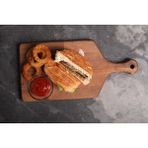 Feyza Design Set Halinde Şık ve Kullanışlı 2 Adet Kesme Tahtası, Mutfağınıza Şıklık Katın - Ahşap - Ceviz - Seçenek 1