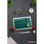 Feyza Design Şık Cam Kesme Tablası, Yeni Yıl Teması, 20X30 Cm, Modern ve Kullanışlı - Ahşap - Seçenek 1