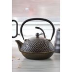 Feyza Design Şık Döküm Demlik Teapot, 900 Ml, Dark Gold, Zarif ve Dayanıklı Tasarım - Altın - Seçenek 1